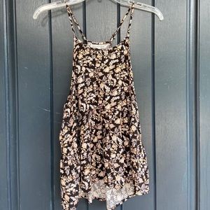American Eagle flowy dainty floral halter tank top